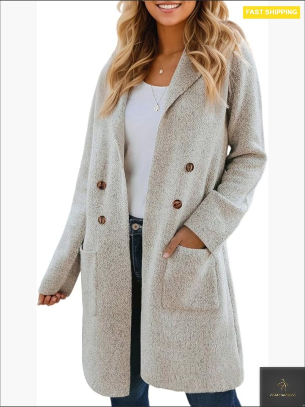 Long Cardigan Sweater Knit Jacket Coatigan Chic Elegant Oversized Winter